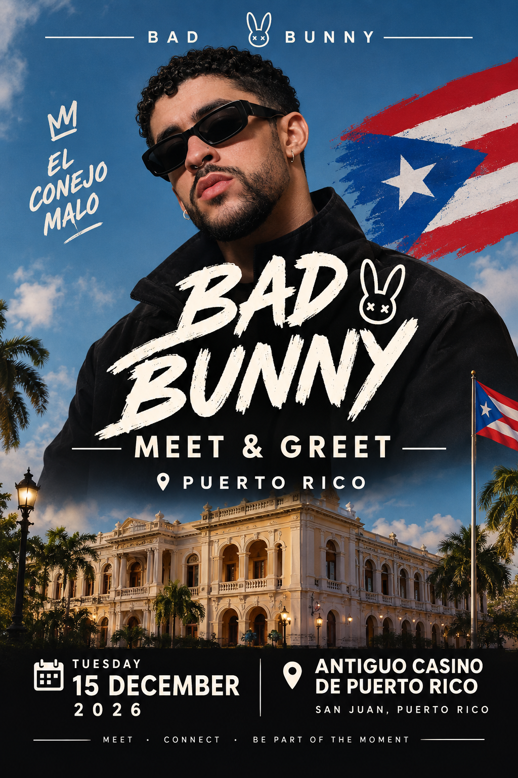 Santa Bad Bunny Meet & Greet