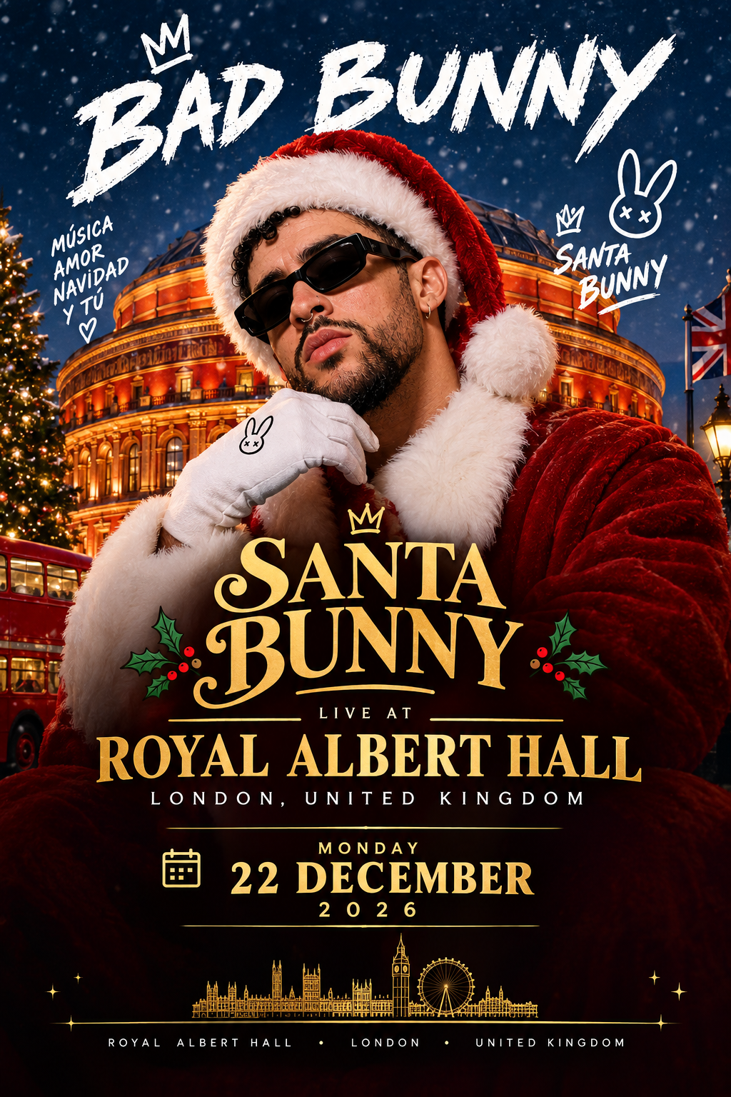 Santa bunny